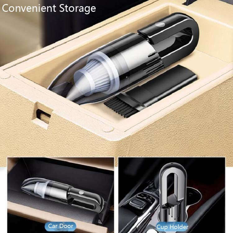 120W Car Vacuum Cleaner Car Small Mini Internal Vacuum Cleaner, Specification:Wired, Style:Turbin...