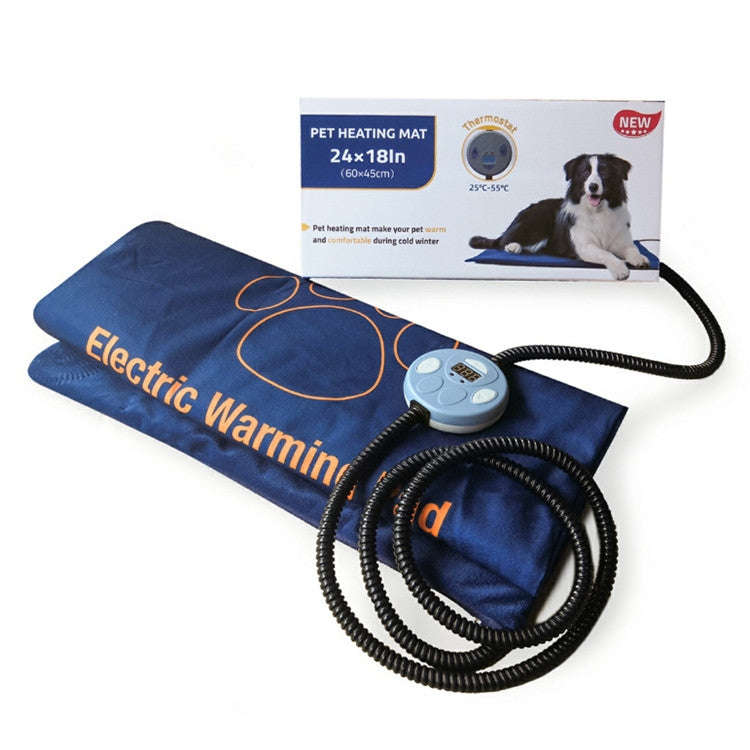 Pet Heating Pad Waterproof and Anti-Scratch Electric Blanket, Size: 60x45cm, Specification: JP Plug
