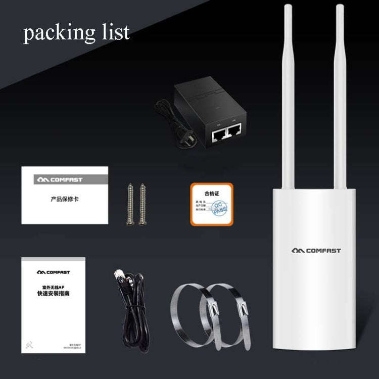 EW72 1200Mbps Comfast Outdoor High-Power Wireless Coverage AP Router(EU Plug)