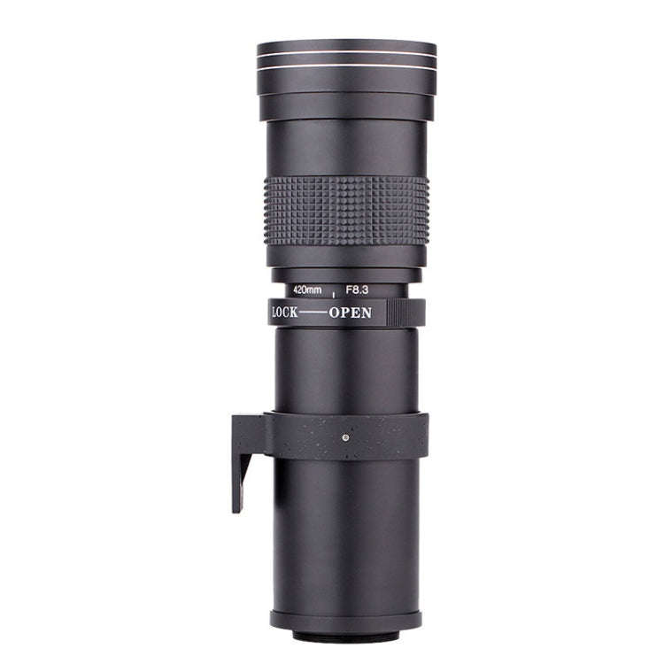 Lightdow 420-800mm Zoom Camera Lens Optical Glass Coating Photographic Lens