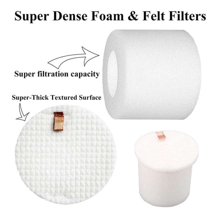 8 PCS/Set Vacuum Cleaner Filter Set For Shark IQ R101AE IQ R101 / RV1001