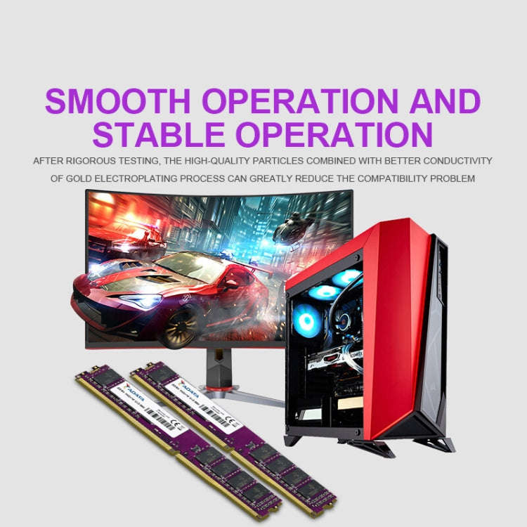 ADATA DDR4 2666 Desktop Computer Memory Module, Memory Capacity: 8GB