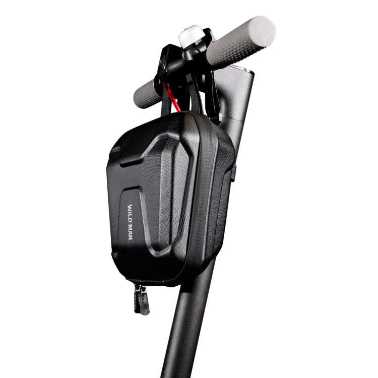 Wild Man Ts9 For Scooter / Bicycle Universal Waterproof Pu + Eva Hard Shell Front Bag with Reflec...