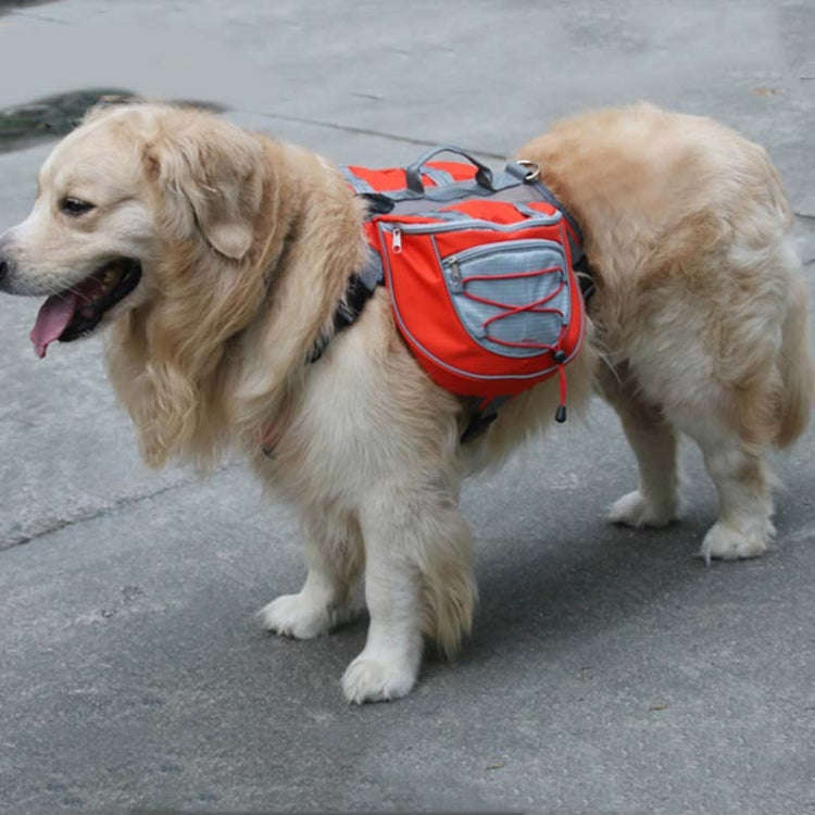 Self-Portable Backpack For Dogs Out Of The Backpack Breathable Mesh Pet Bag, Specification: S(Ora...