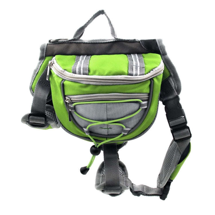 Self-Portable Backpack For Dogs Out Of The Backpack Breathable Mesh Pet Bag, Specification: L(Green)