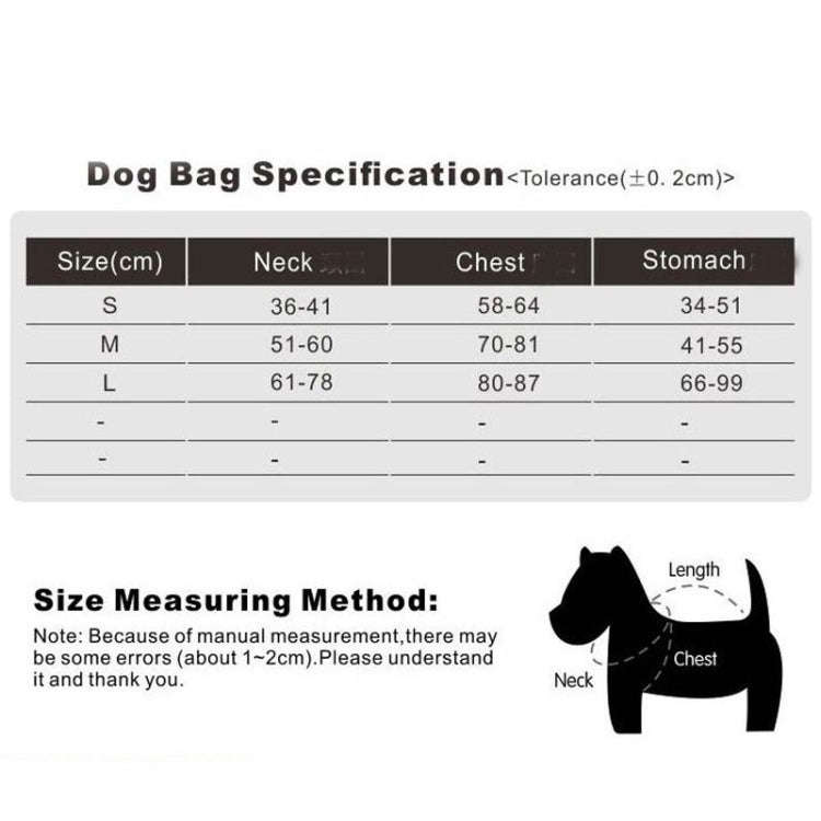 Self-Portable Backpack For Dogs Out Of The Backpack Breathable Mesh Pet Bag, Specification: L(Green)