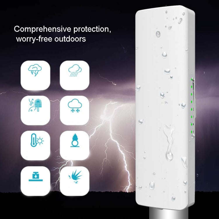 2 PCSCOMFAST E314n 300mbps Covers 5 Kilometers Wifi Base Station Wireless Bridge, Plug Type:US Plug
