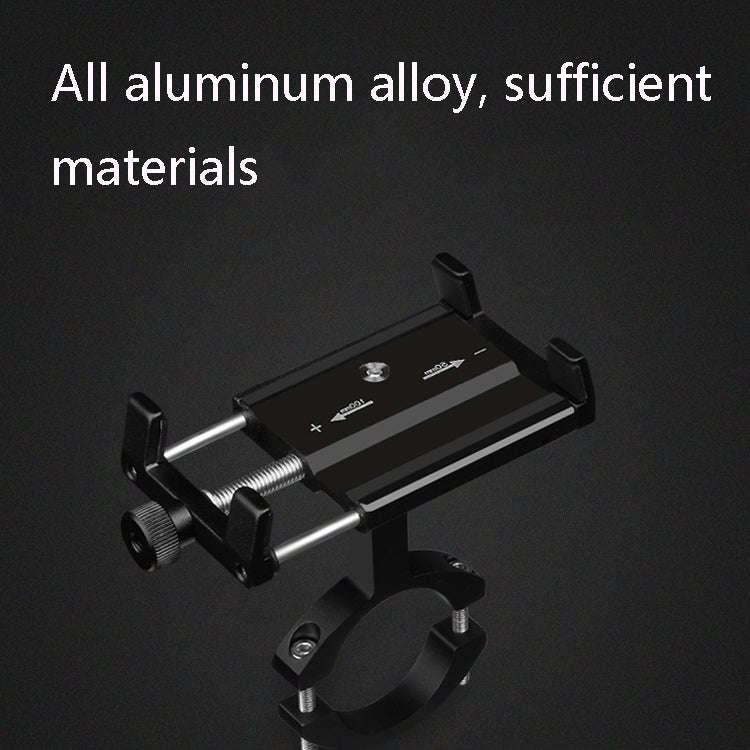 2pcs Aluminum Alloy Bicycle Mobile Phone Holder Motorcycle Mobile Phone Navigation Bracket Electr...