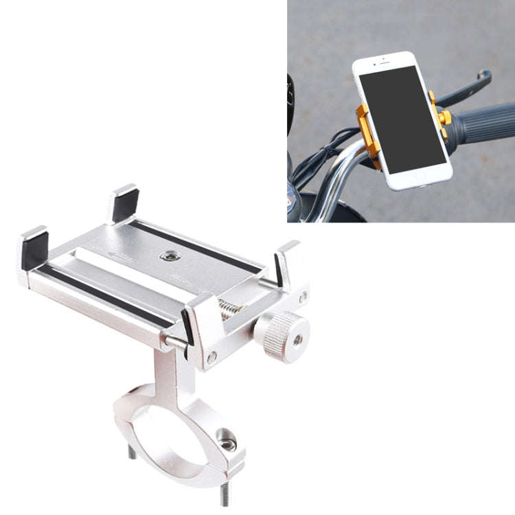 2 PCS Aluminum Alloy Bicycle Mobile Phone Holder Motorcycle Mobile Phone Navigation Bracket Elect...