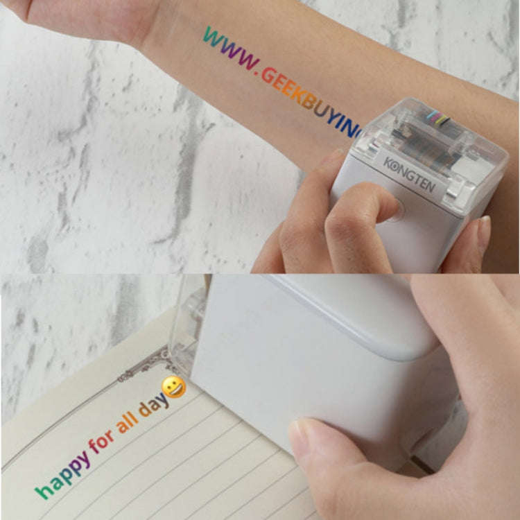 Mbrush Handheld Printer Custom Content Portable Full Color Inkjet Printer with Ink Cartridges