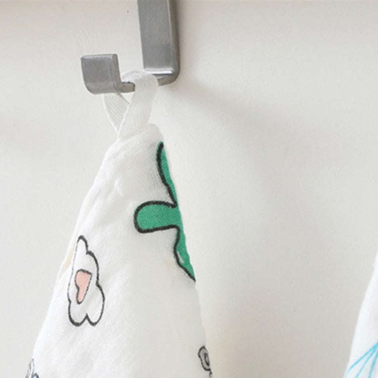Six-Layer Gauze Cotton Baby Square Handkerchief Saliva Towel Styles Random Delivery, Size:30x30cm