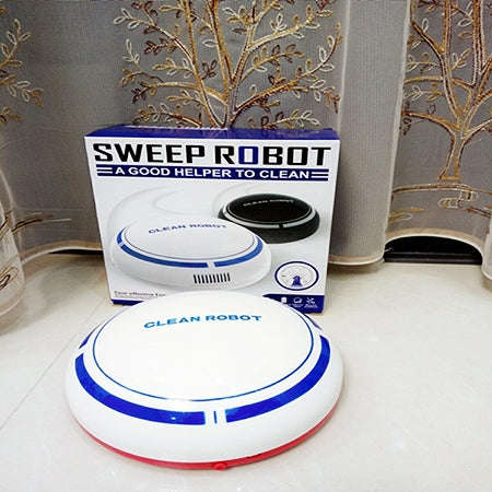 2 In 1 Rechargeable Floor Sweeping Robot Dust Catcher Intelligent Auto-Induction Floor Sweeping R...