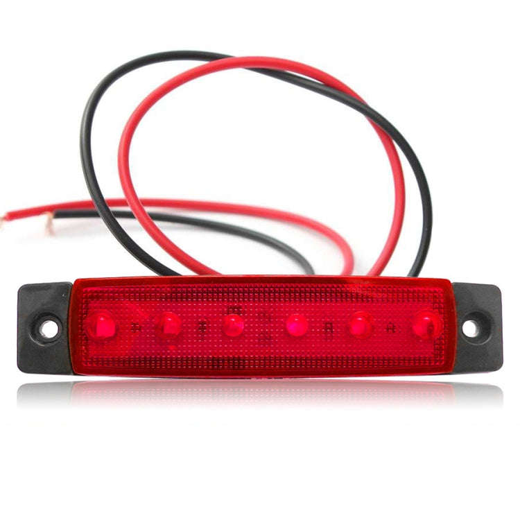4 PCS 12V 6 SMD Auto Car Bus Truck Wagons External Side Marker Lights LED Trailer Indicator Light...