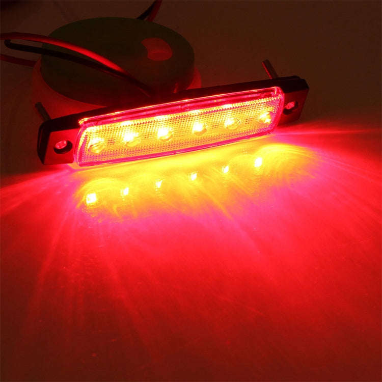 4 PCS 12V 6 SMD Auto Car Bus Truck Wagons External Side Marker Lights LED Trailer Indicator Light...