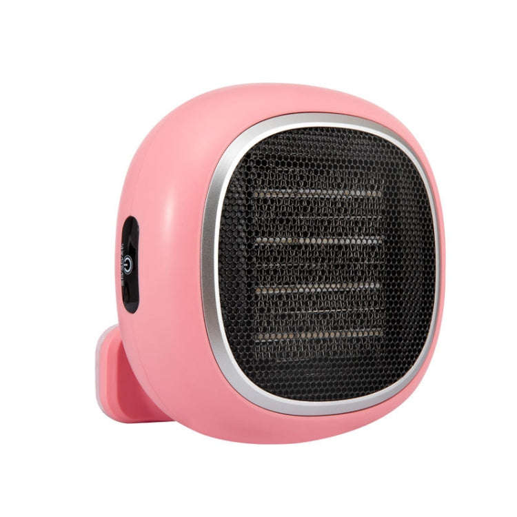 Touch Home Desktop Small Sun Wall-Mounted Heating Fan Mini Electric Heater, CN Plug(Pink)