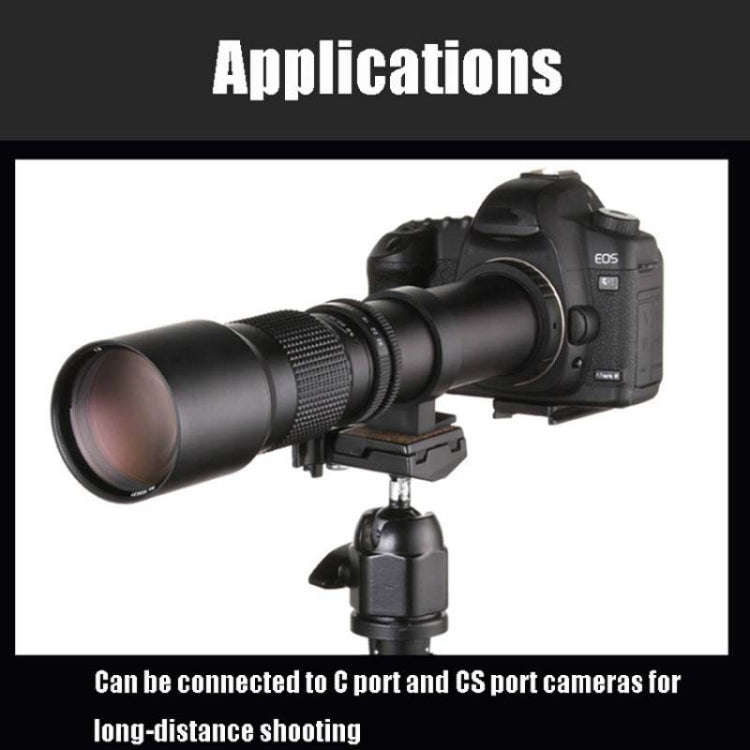 For Nikon Micro SLR Z-Port Lightdow 500mm F8-F32 SLR Photography Moonwatch Birdwatch Manual Telep...