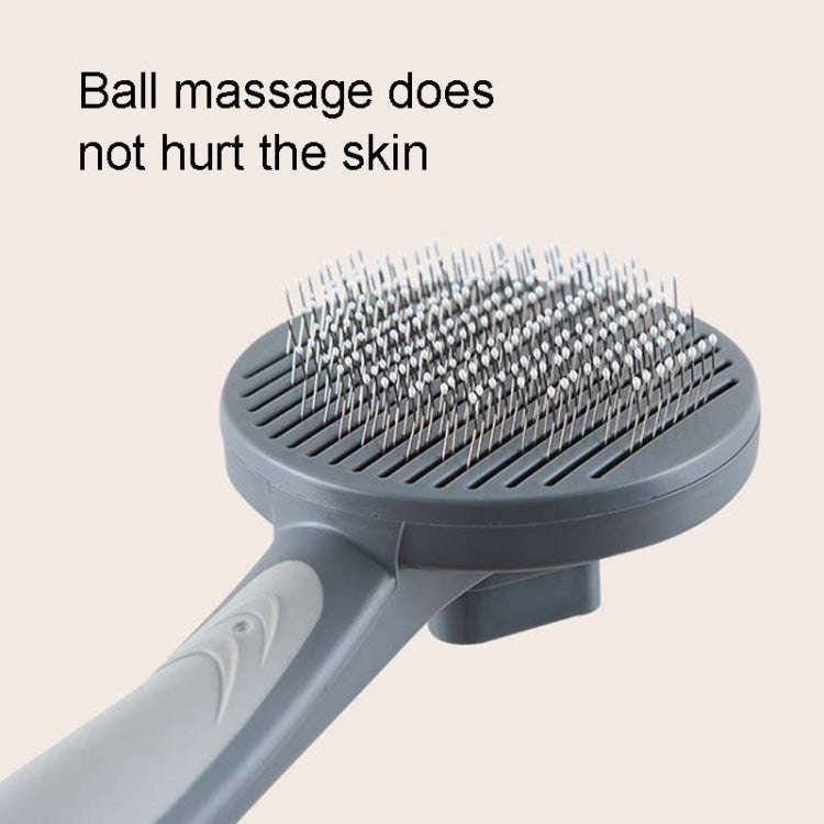 Pet Self-Cleaning Comb Cat Comb Dog Needle Comb Cat Hair Removal Comb Floating Brush(Fresh Mint)