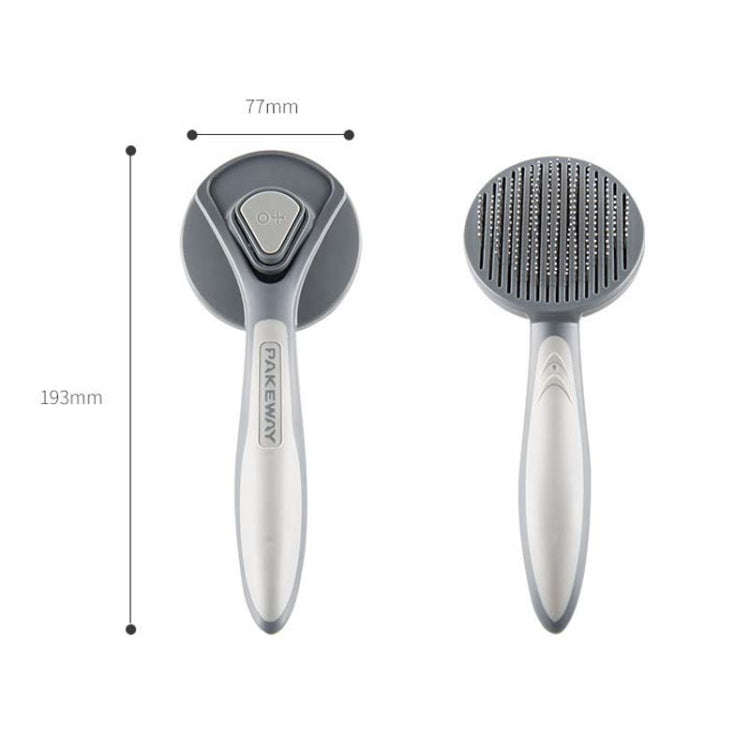 Pet Self-Cleaning Comb Cat Comb Dog Needle Comb Cat Hair Removal Comb Floating Brush(Fresh Mint)