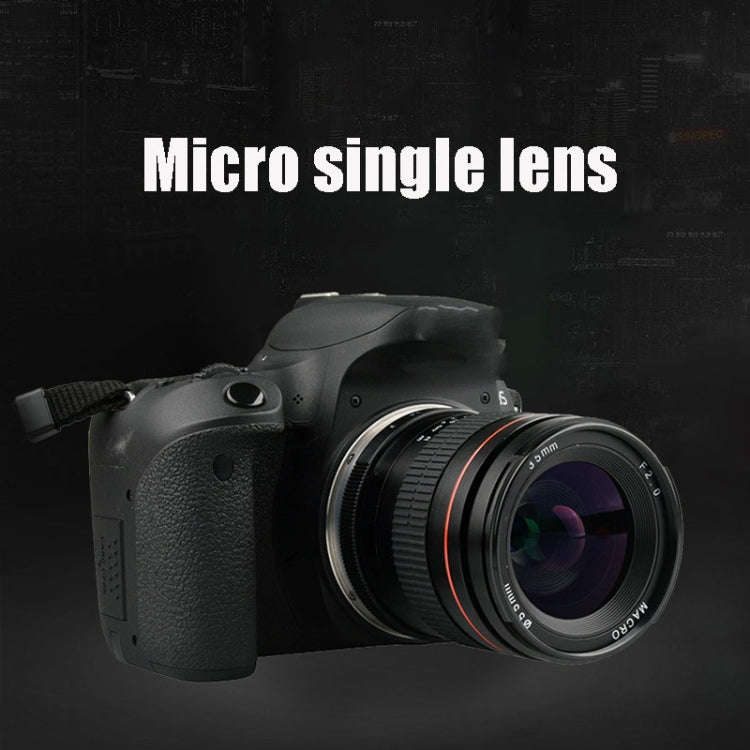 Lightdow 35mm F2.0 Wide-Angle Lens Full-Frame Portrait Micro SLR Manual Fixed Focus Lens