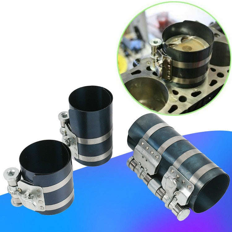 2 PCS Piston Ring Compressor Shrinker Piston Ring Installation Tool Engine Repair Tool, Specifica...