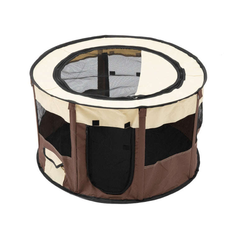 Pet Tent Dog Breeding Chamber Cat Delivery Room, Specification: Extra Large 55x110cm(Brown)