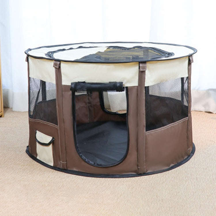 Pet Tent Dog Breeding Chamber Cat Delivery Room, Specification: Extra Large 55x110cm(Brown)