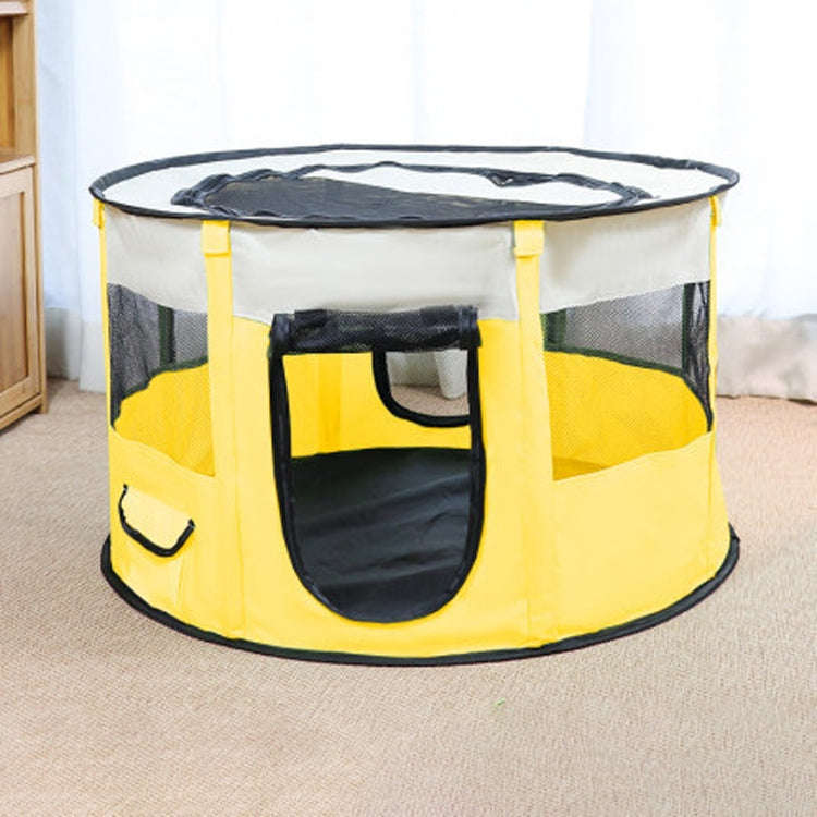 Pet Tent Dog Breeding Chamber Cat Delivery Room, Specification: Extra Large 55x110cm(Yellow)