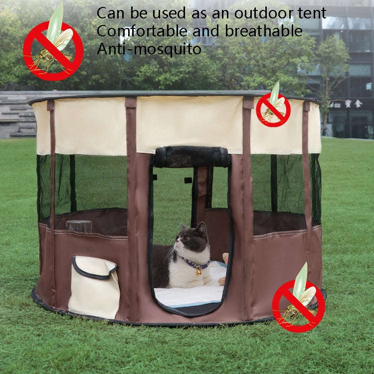 Pet Tent Dog Breeding Chamber Cat Delivery Room, Specification: Large 90x55cm(Pink)