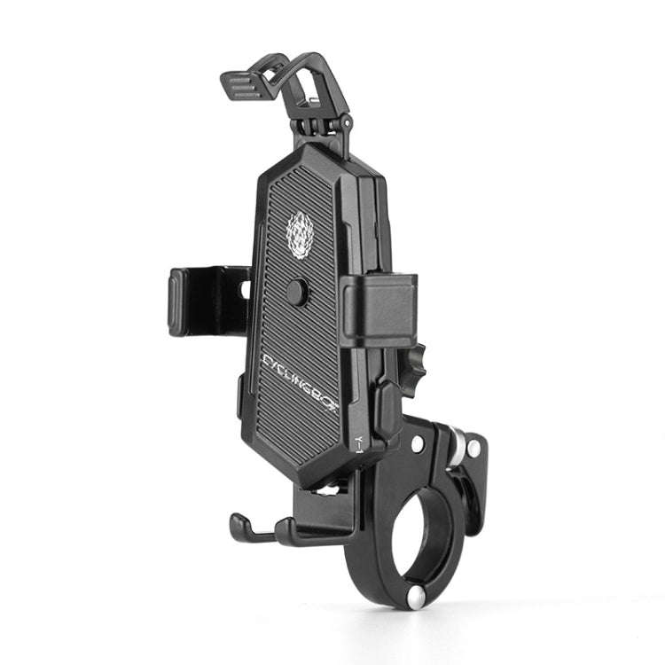 Bicycle Mobile Phone Holder Can Rotate And Adjust Fixed Aluminum Alloy Bracket Automatic Grab Bra...