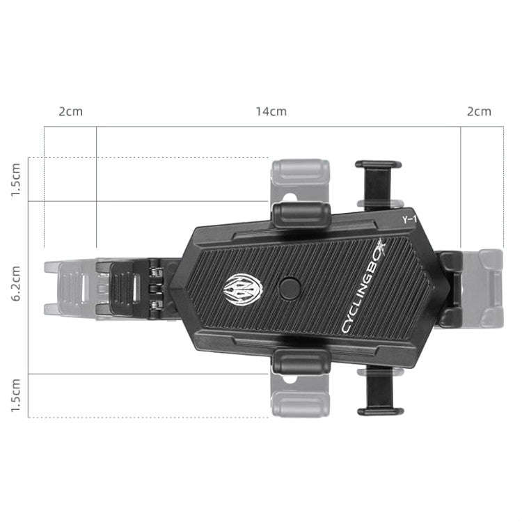 Bicycle Mobile Phone Holder Can Rotate And Adjust Fixed Aluminum Alloy Bracket Automatic Grab Bra...