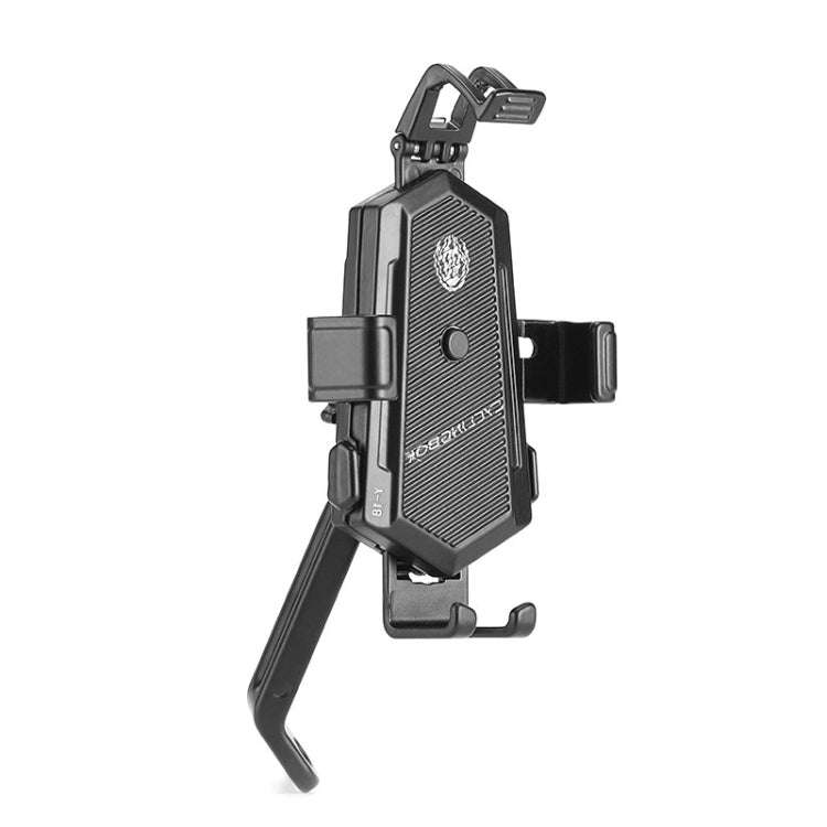 Bicycle Mobile Phone Holder Can Rotate And Adjust Fixed Aluminum Alloy Bracket Automatic Grab Bra...