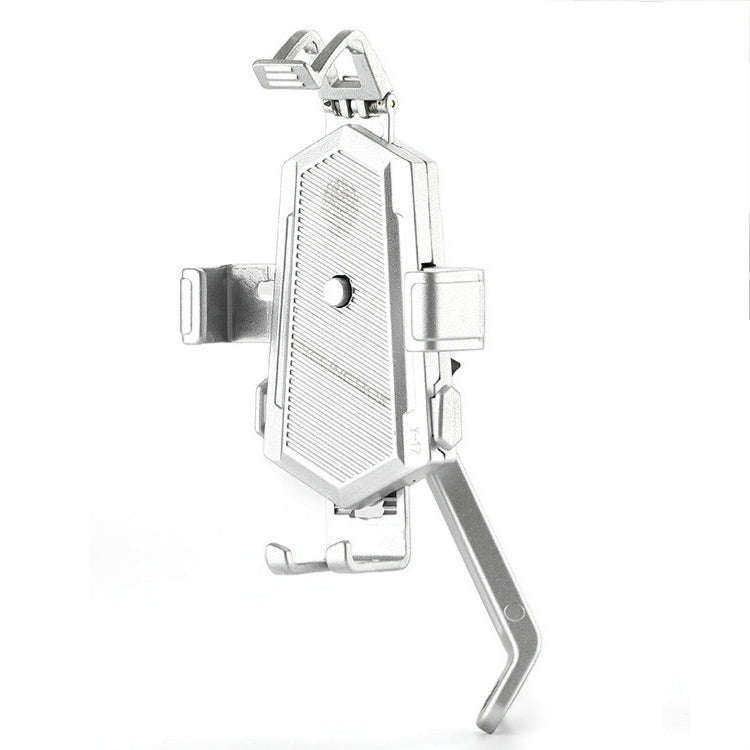 Bicycle Mobile Phone Holder Can Rotate And Adjust Fixed Aluminum Alloy Bracket Automatic Grab Bra...