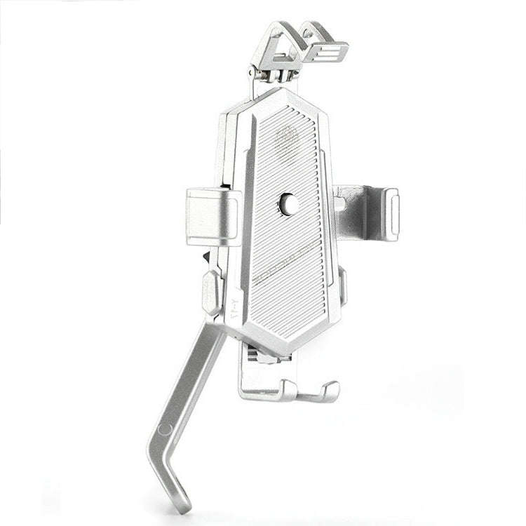 Bicycle Mobile Phone Holder Can Rotate And Adjust Fixed Aluminum Alloy Bracket Automatic Grab Bra...