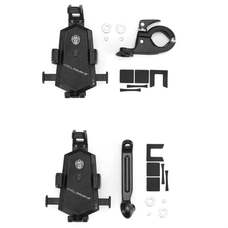 Bicycle Mobile Phone Holder Can Rotate And Adjust Fixed Aluminum Alloy Bracket Automatic Grab Bra...