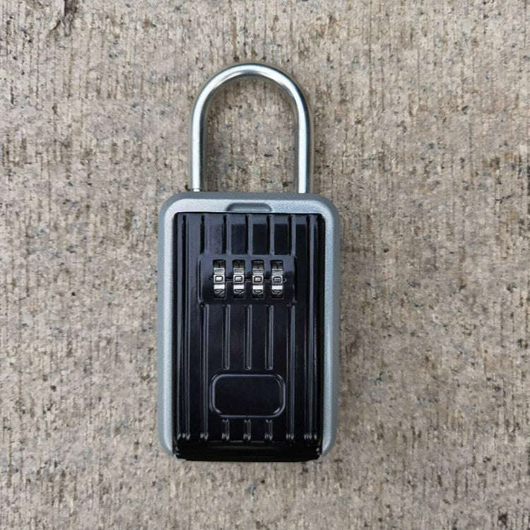 Password Key Box Wall-Mounted Metal Box Password Box Outdoor Key Anti-Theft Storage Box, Specific...