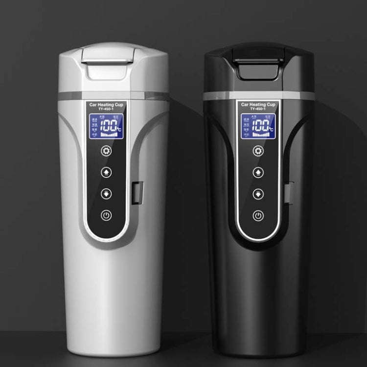 450ml Car Heating Water Bottle Thermos Mug Car Truck Universal Boiling Water Cup, Style:Car Model...