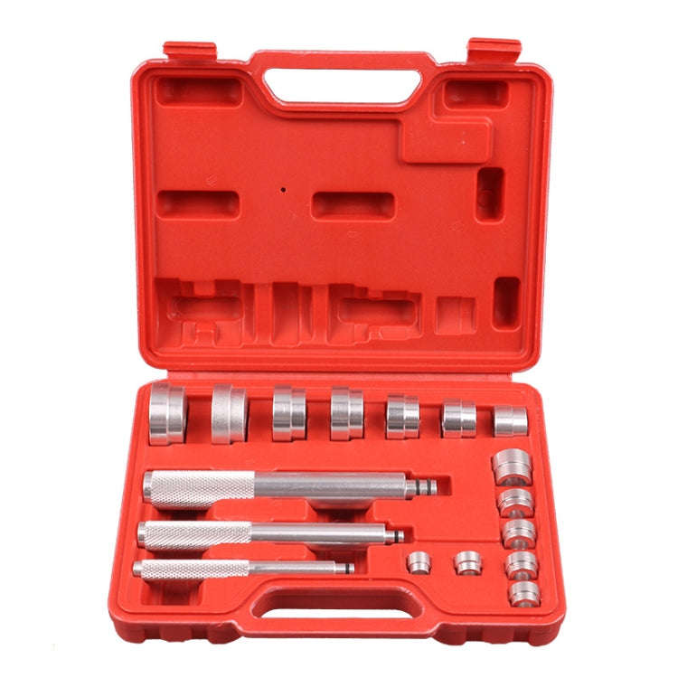 17 In 1 Small Aluminum Alloy Bearing Disassembly Tool Bearing Installation Extractor(Red)