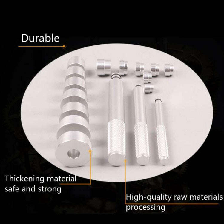 17 In 1 Small Aluminum Alloy Bearing Disassembly Tool Bearing Installation Extractor(Blue)