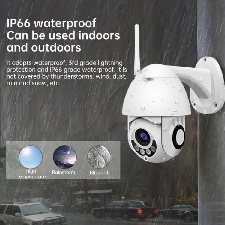 OU-A1IN PTZ Control 355 Degree Rotation Infrared WiFi Smart Dome Camera, Two-Way Voice Intercom M...