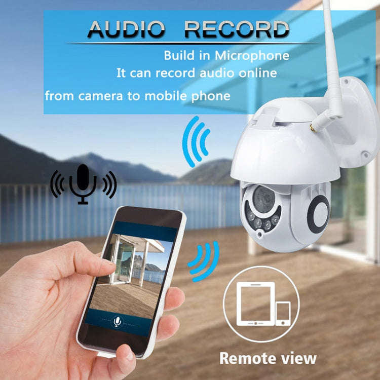 OU-A1IN PTZ Control 355 Degree Rotation Infrared WiFi Smart Dome Camera, Two-Way Voice Intercom M...