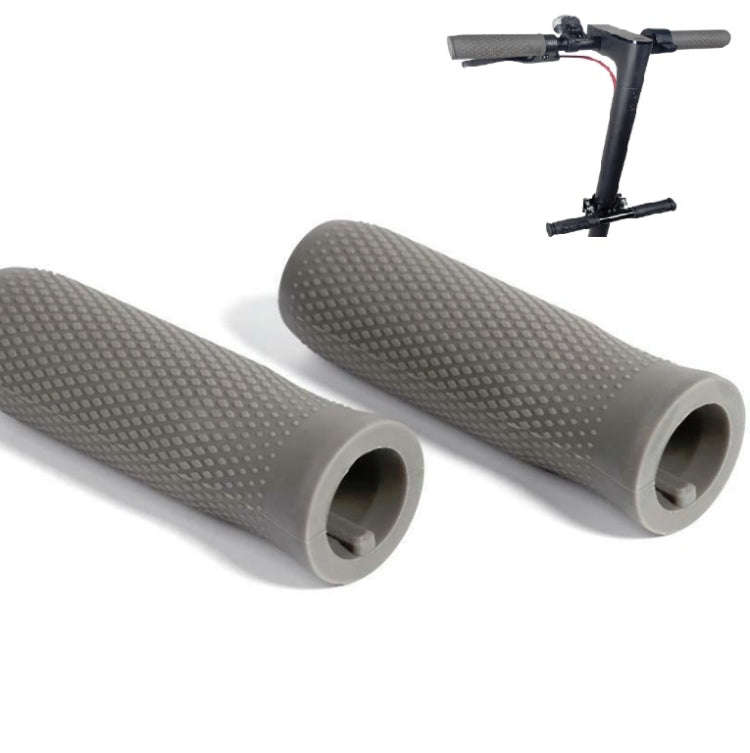 A Pair For Xiaomi Electric Scooter Silicone Car Handles Replace Non-slip Car Handles, Size:One Si...