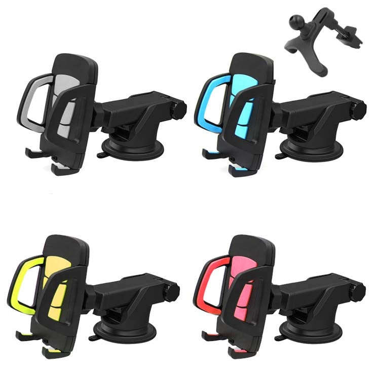 Car Phone Holder Car Air Outlet Mobile Phone Holder Suction Cup Navigation Instrument Panel Gener...