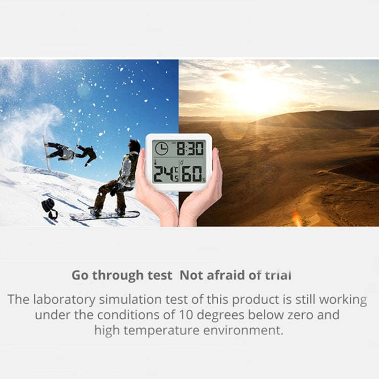 Multifunction Automatic Electronic Temperature and Humidity Monitor Clock with 3.2 inch Large LCD...