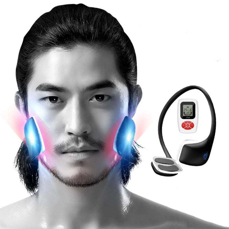 Micro-Current Facial Massager Smart Lazy Face-Lifting Device EMS Beauty Device(Black)