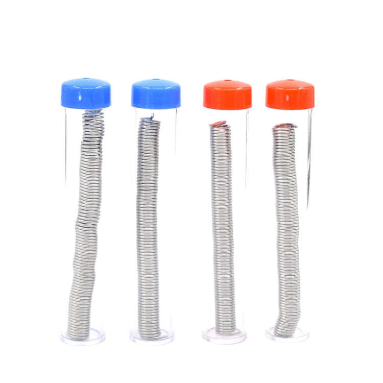 10 PCS 1.0mm 63/37 Barreled Tin Wire Pen Tube Solder Wire, Color Random Delivery