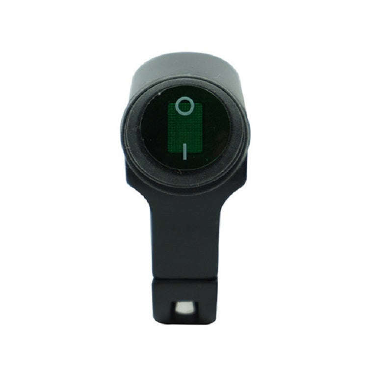 Motorcycle Aluminum Alloy Faucet LED Waterproof Switch Accessories Headlight Switch(Green Light B...