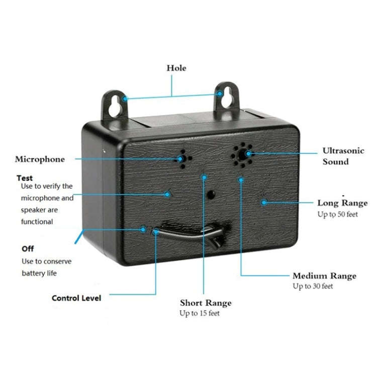 Ultrasonic Dog Repeller Pet Automatic Bark Stopper Dog Training Supplies, Specification: CSB20 (R...