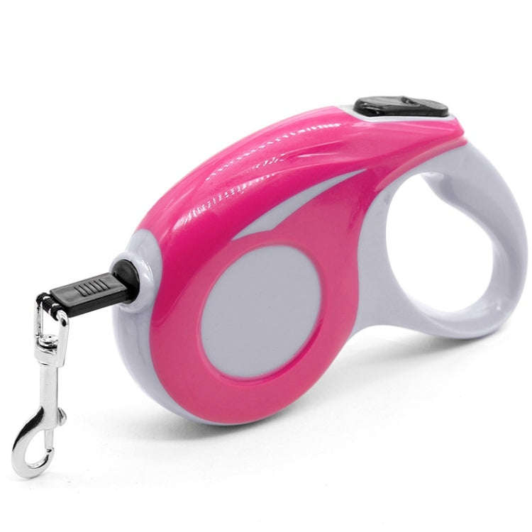 Automatic Pet Traction Device Household Dog Walking Retractable Traction Rope, Length:3m(Pink)