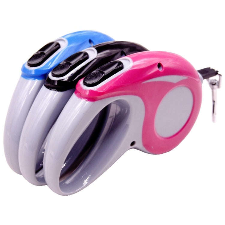 Automatic Pet Traction Device Household Dog Walking Retractable Traction Rope, Length:3m(Pink)