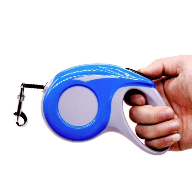 Automatic Pet Traction Device Household Dog Walking Retractable Traction Rope, Length:5m(Blue)